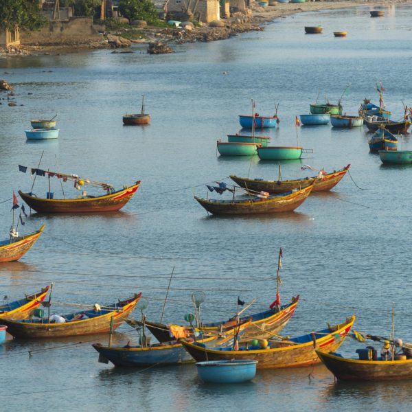 Fishing village in Mui Ne, Vietnam, Southeast Asia